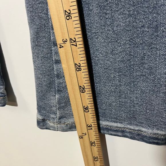 Forever 21 Premium Denim Blue Jeans Flared Boot Cut Flex Womans Size 30 - Picture 5 of 6